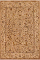 handmade Traditional Kafkaz Taupe Tan Hand Knotted RECTANGLE 100% WOOL area rug 8 x 10